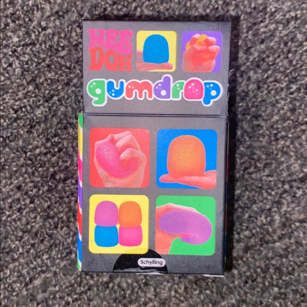 Needoh Gumdrop Super Solid Squish - Orange NEW